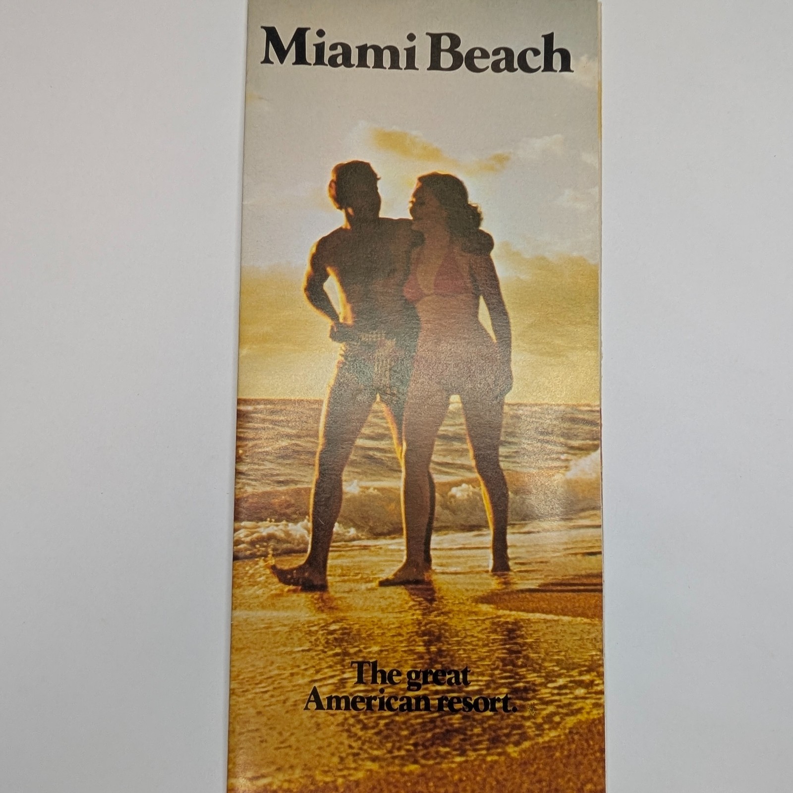c1970s Miami Beach Florida Travel Brochure Guide Map Tourist Parks Map Vtg 4O