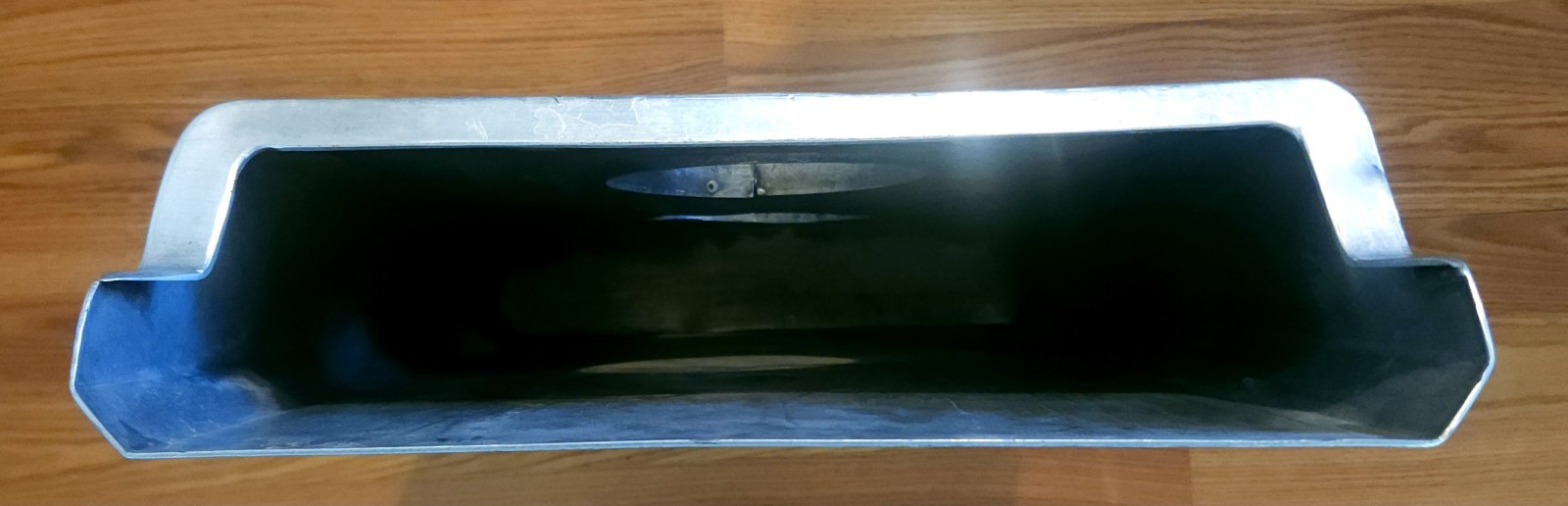 Vintage Polished Aluminum Dual Carb Drag Race Scoop Boat Hot Rod Holley 4150 NR!