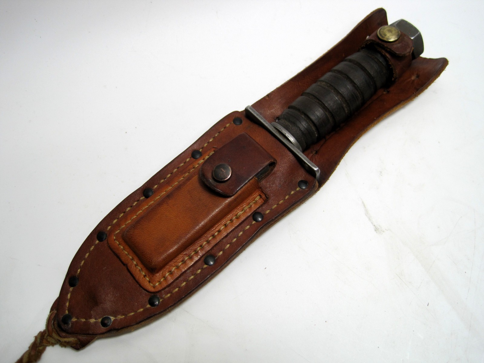 Vintage Pilot Survival Knife Camillus, NY W/Sheath