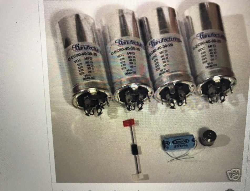 Power Supply Capacitor  Restoration Kit McIntosh MC-275 MC275  Tube Amplifier