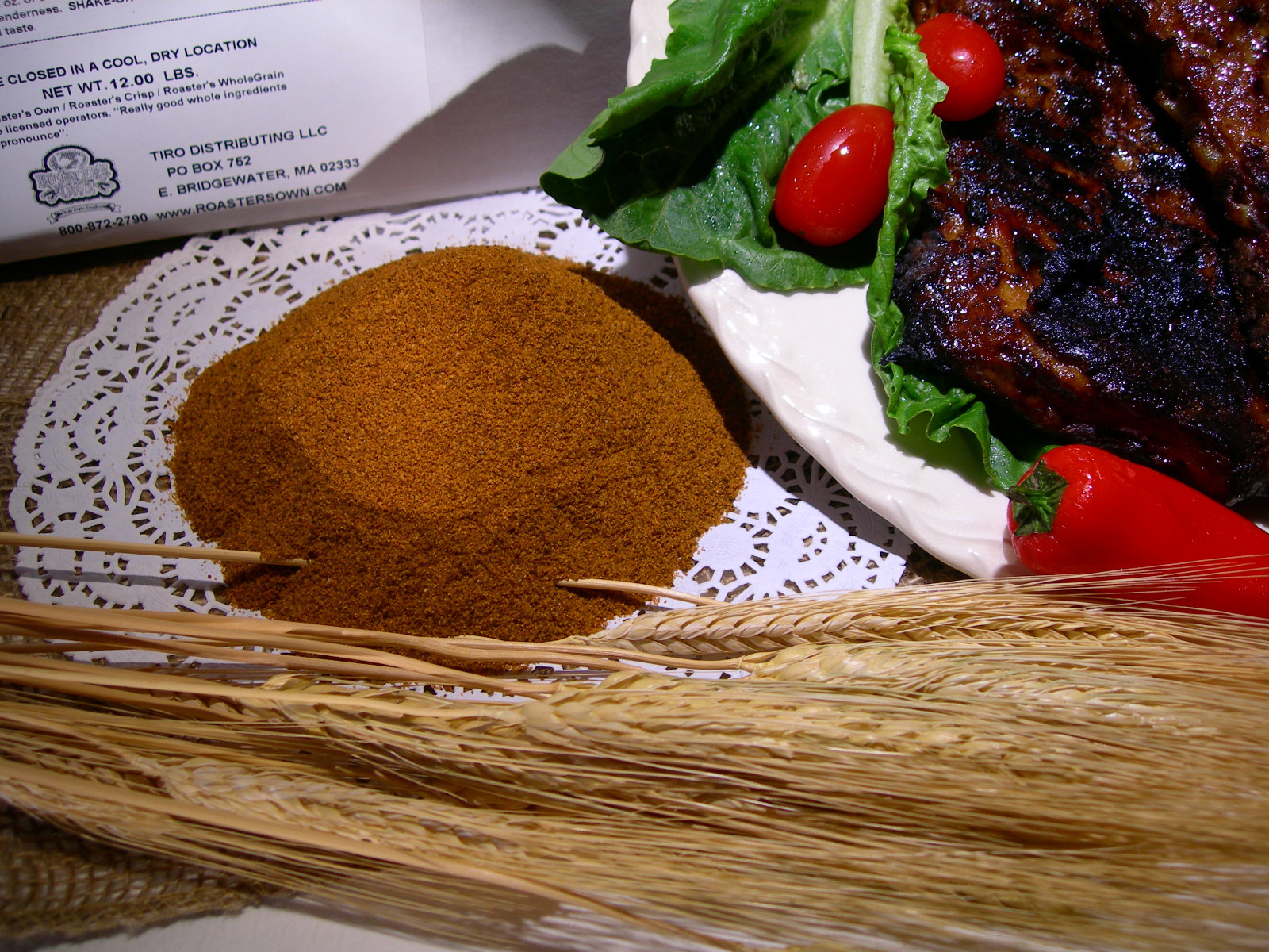 12 lbs PREP MIX RIB RUB,FOR RESTAURANT USE,GRILL BBQ.RIBS MEAT DRY RUB SEASON