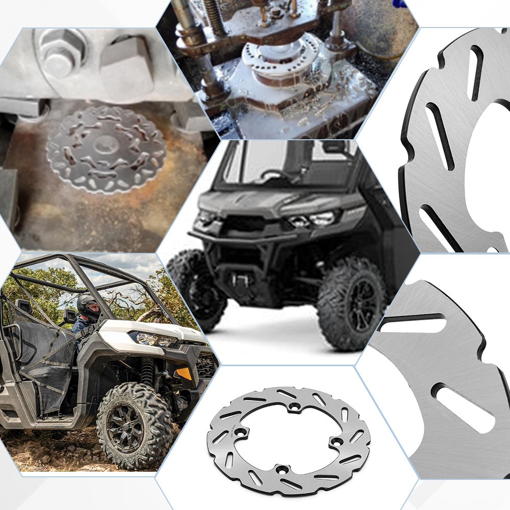 Front / Rear Brake Disc Rotor For Can-Am Commander 1000R Defender HD5 HD8 HD10