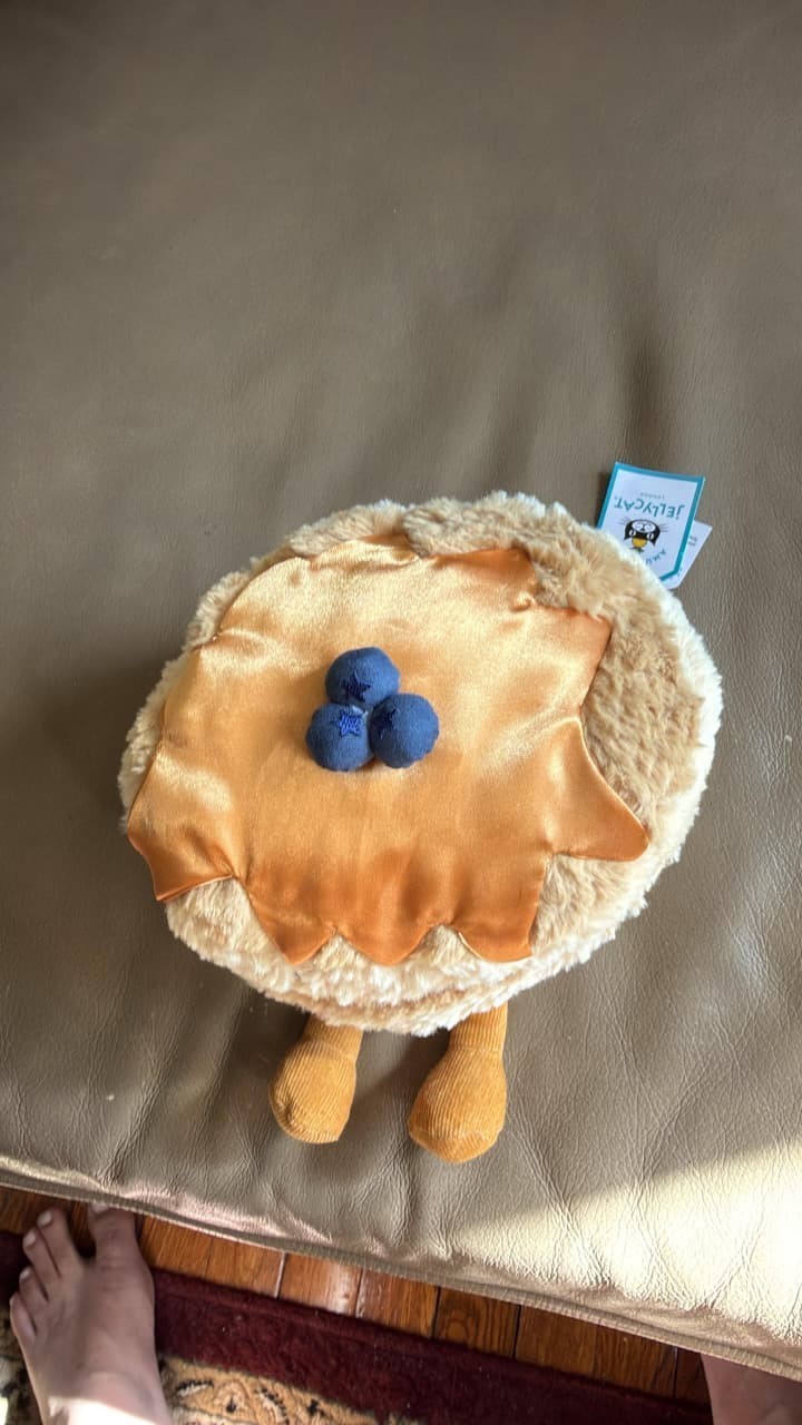 Jellycat Amuseables Fran Pancakes Soft Plush Stuffed Toy Gift NWT & Dust Bag USA