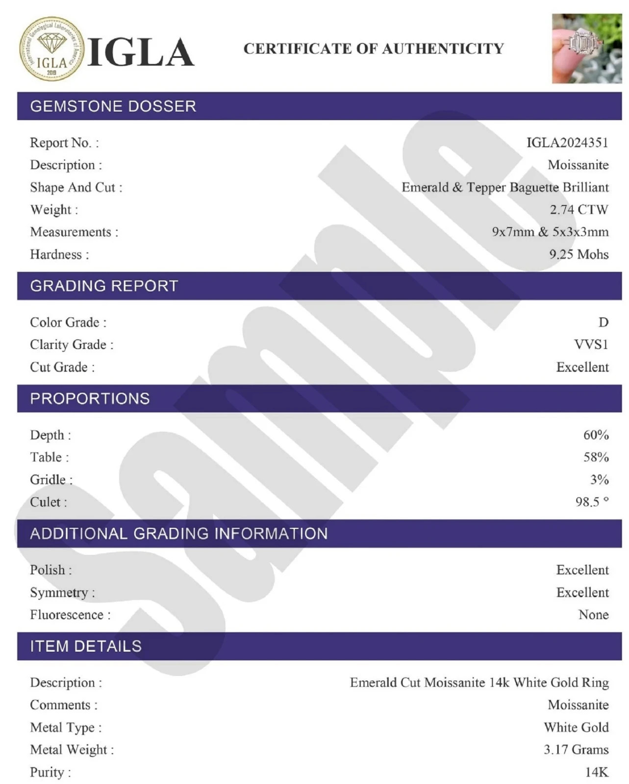 6.3 TCW Oval Cut Moissanite Hidden Halo Engagement Ring In 14k White Gold Plated