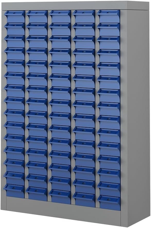 75 Drawers Parts Cabinet, Bolt & Nut Storage, Hardware Tool Organization Shelves