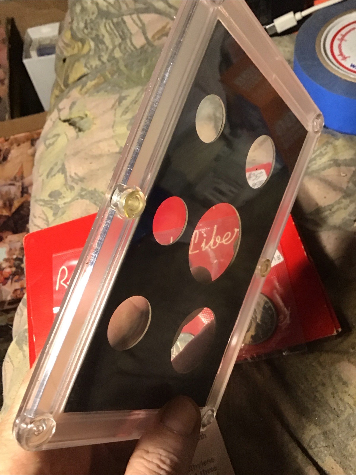 1972 RePublic Of Liberia Proof Set ,original Box,paperwork,&display Case