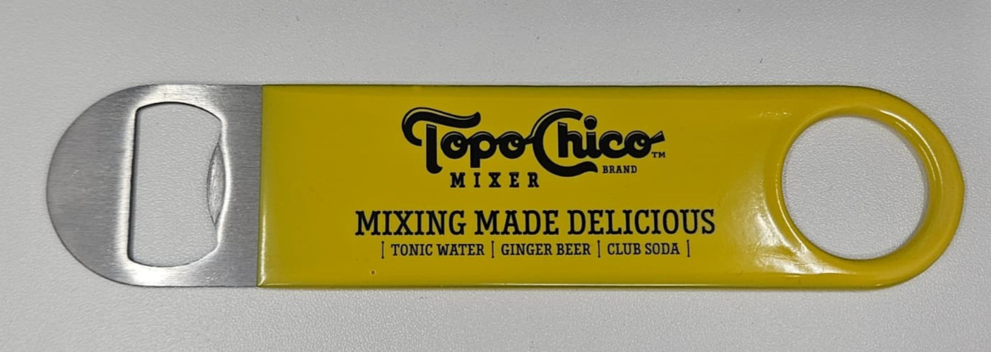 Topo Chico Mixer Bottle Opener – Yellow - NEW