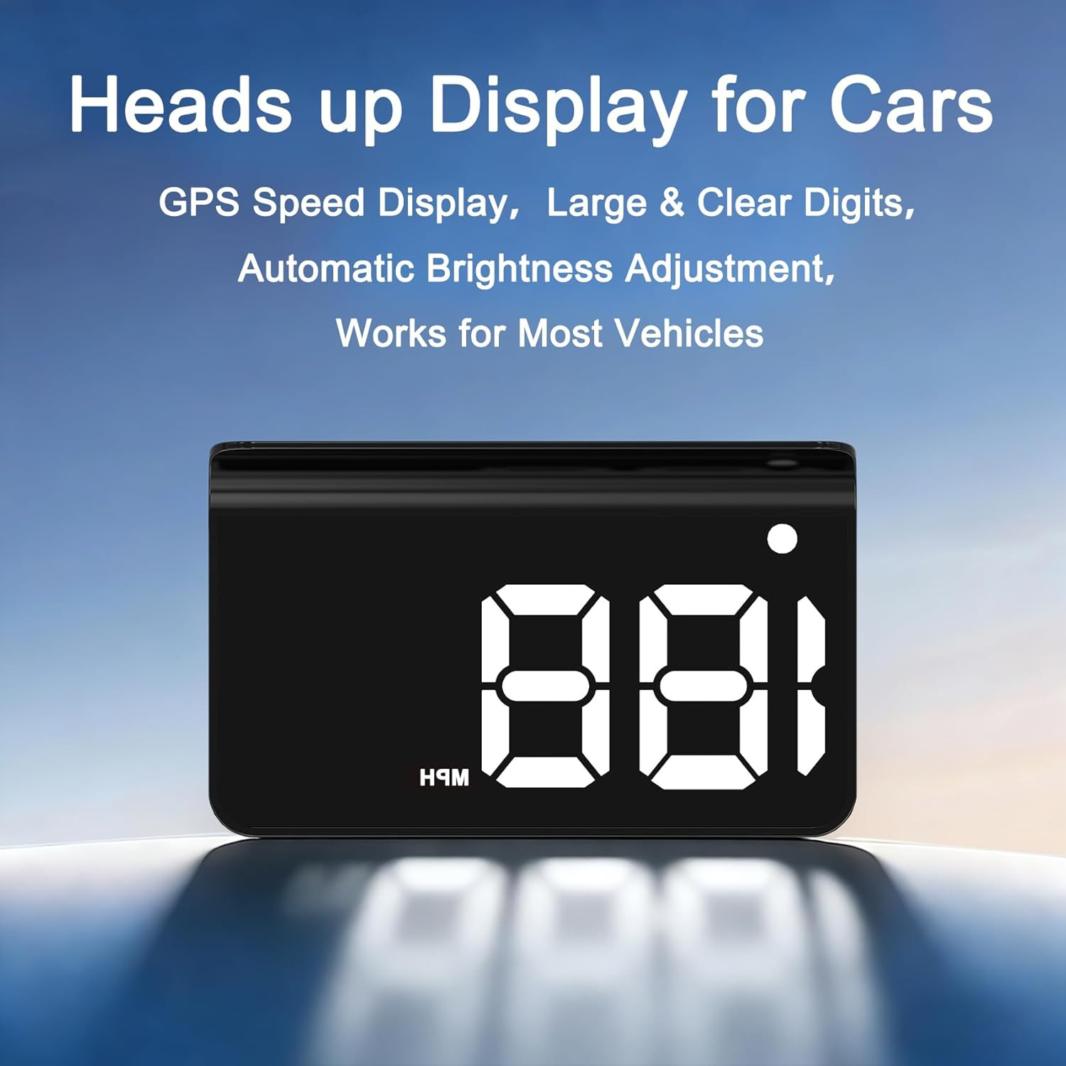 Heads up Display for Cars,Car Hud,Head up Display for Car,Digital GPS HUD Speedo