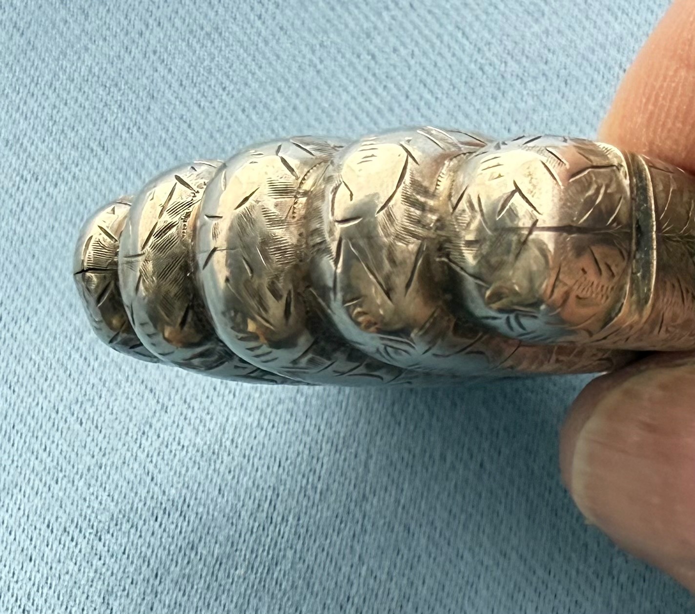 Match Safe Coin Silver Bundle of Cigars Maker ? 1 4/4 x 1 1/4 In No Mono 19.5 Gr