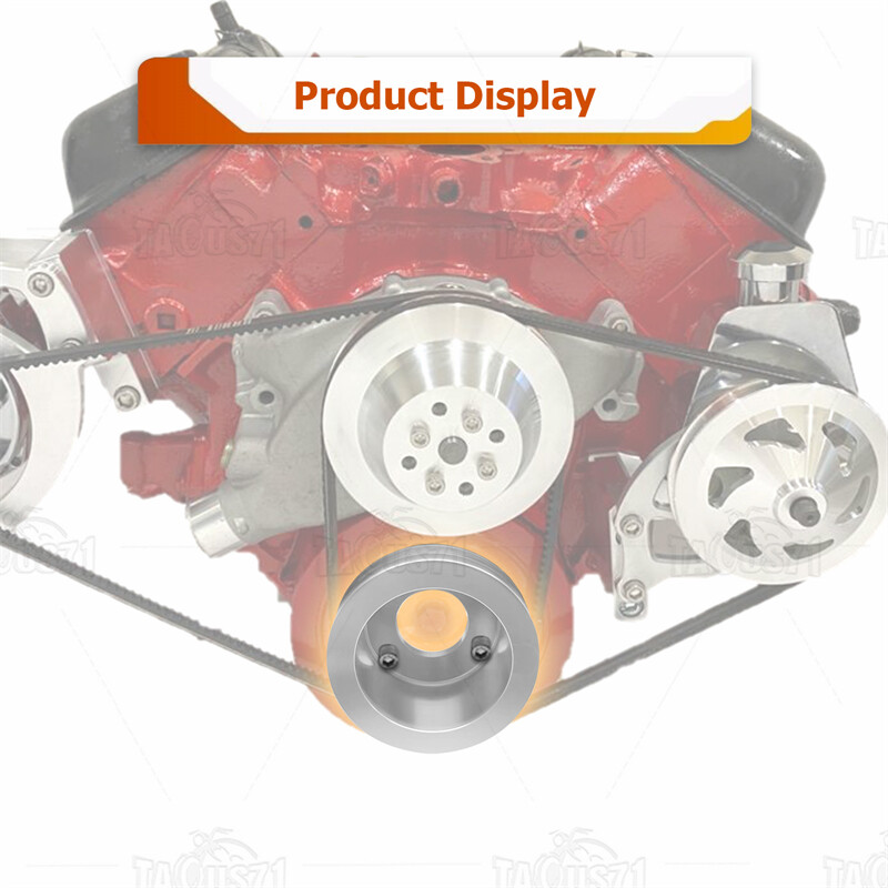 Fits Big Block Chevy Crankshaft Pulley 2V Long Water Pump LWP 396 427 454 BBC