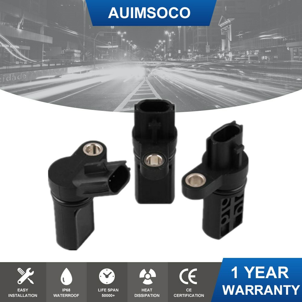 Camshaft Cam Crankshaft Position Sensor LH & RH Set of 3 For Infiniti Nissan