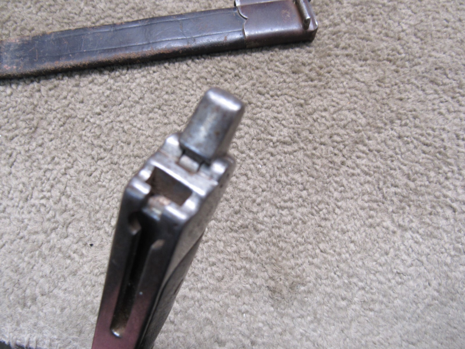 Danish M1889 Krag Jorgensen Bayonet w/ Scabbard Dated 1891 WK & C Mfg