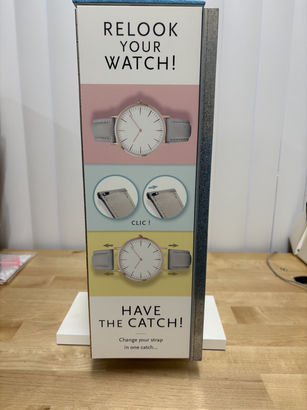 ZRC Watch Band Spinning Countertop Display/Storage Holds 60+ 17" X 10" X 5"