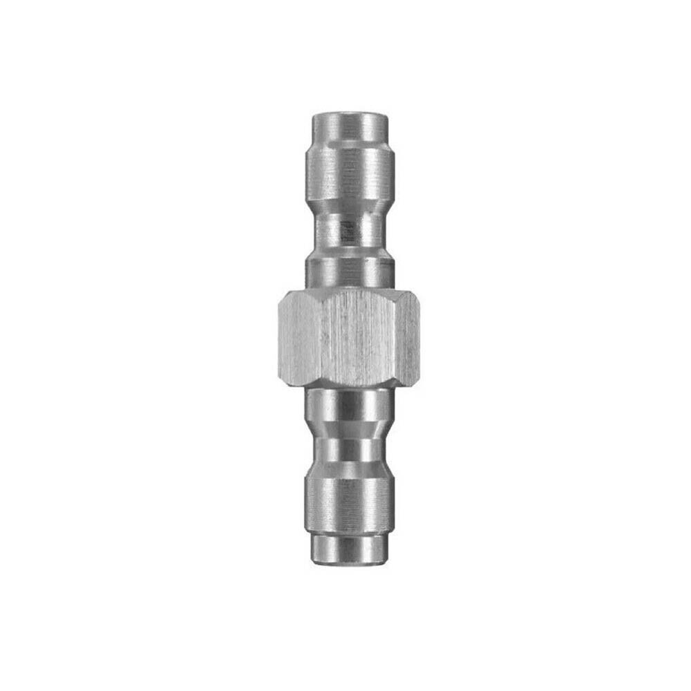 2Pc Double Male Quick Connect Adapter 8mm Dual Male for 8MM Female Convertor USA