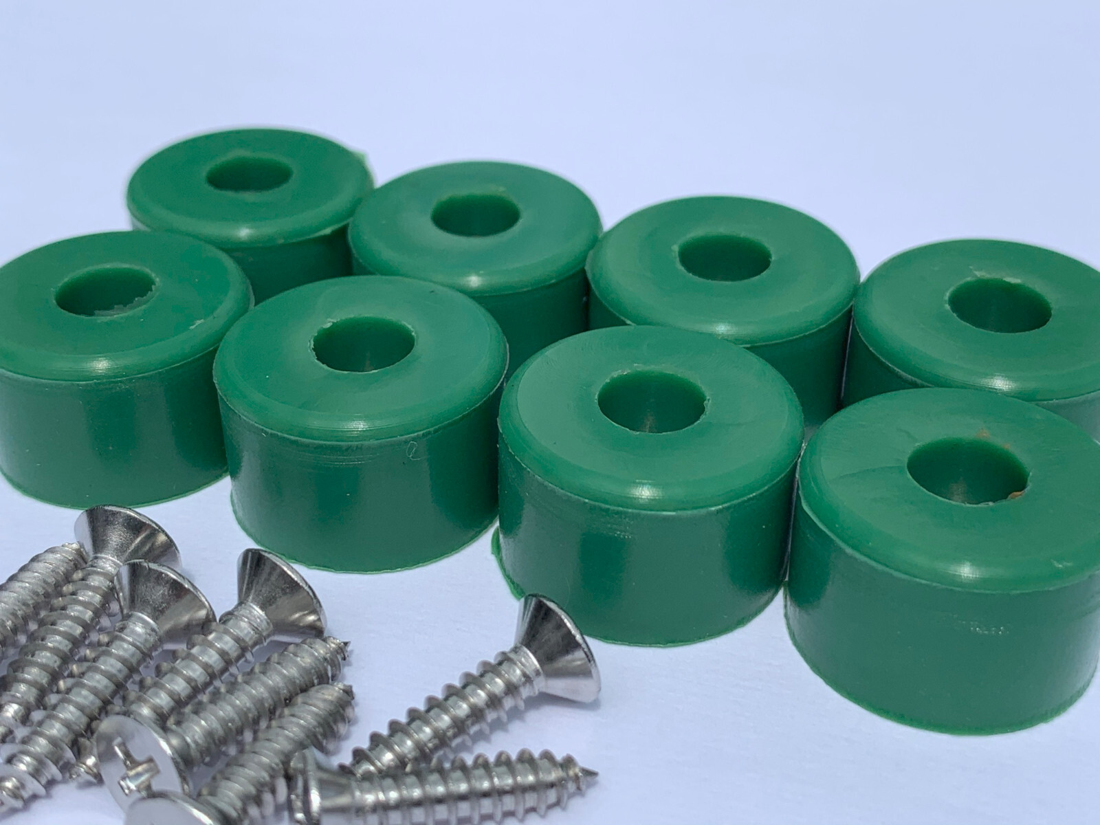 7/8" DIA Silicone Rubber Bumpers Black White Clear Brown Orange Red Blue Green