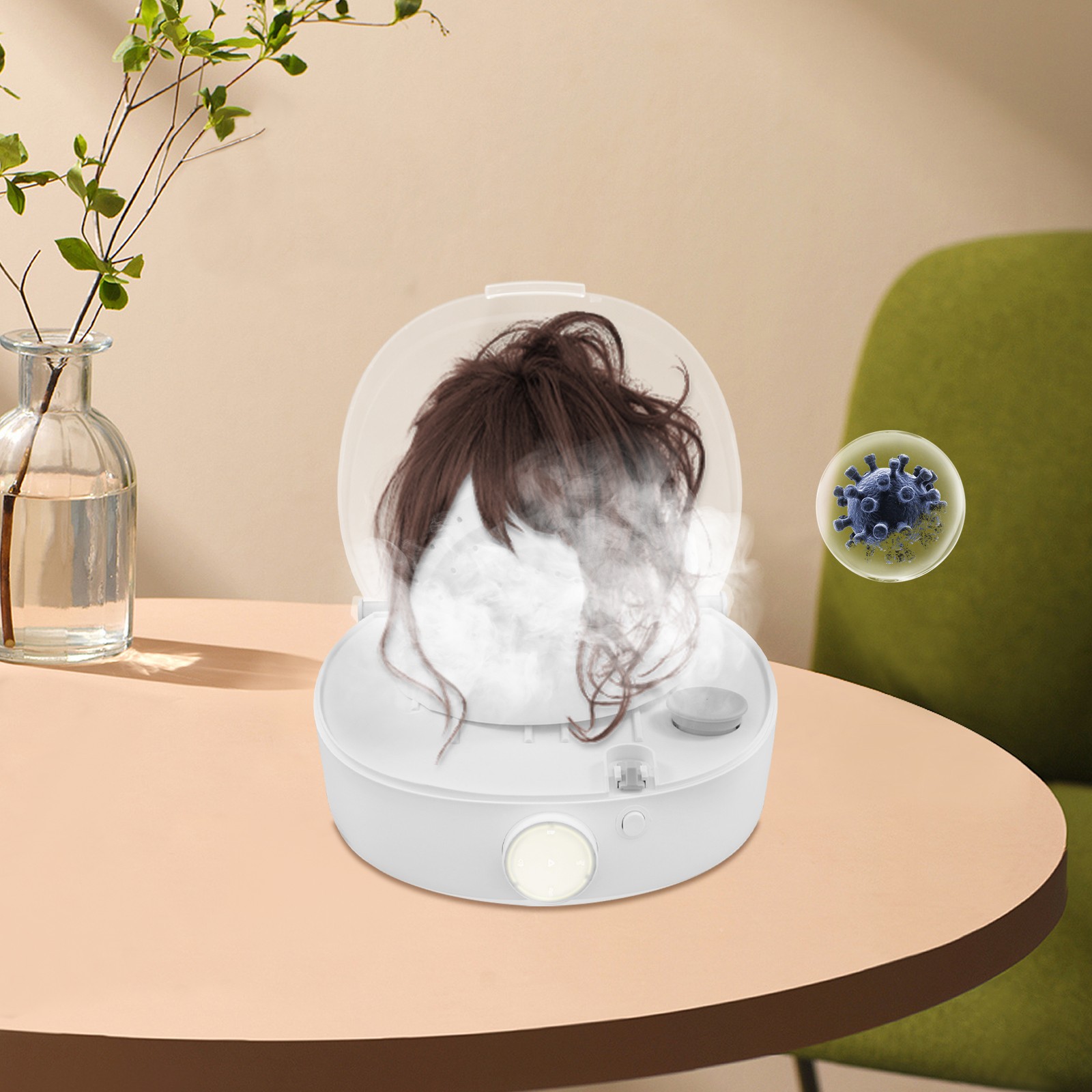 Cap Care Machine for Iron and Dry Restore Misshapen Hat/Cap Natural Shape 1000W