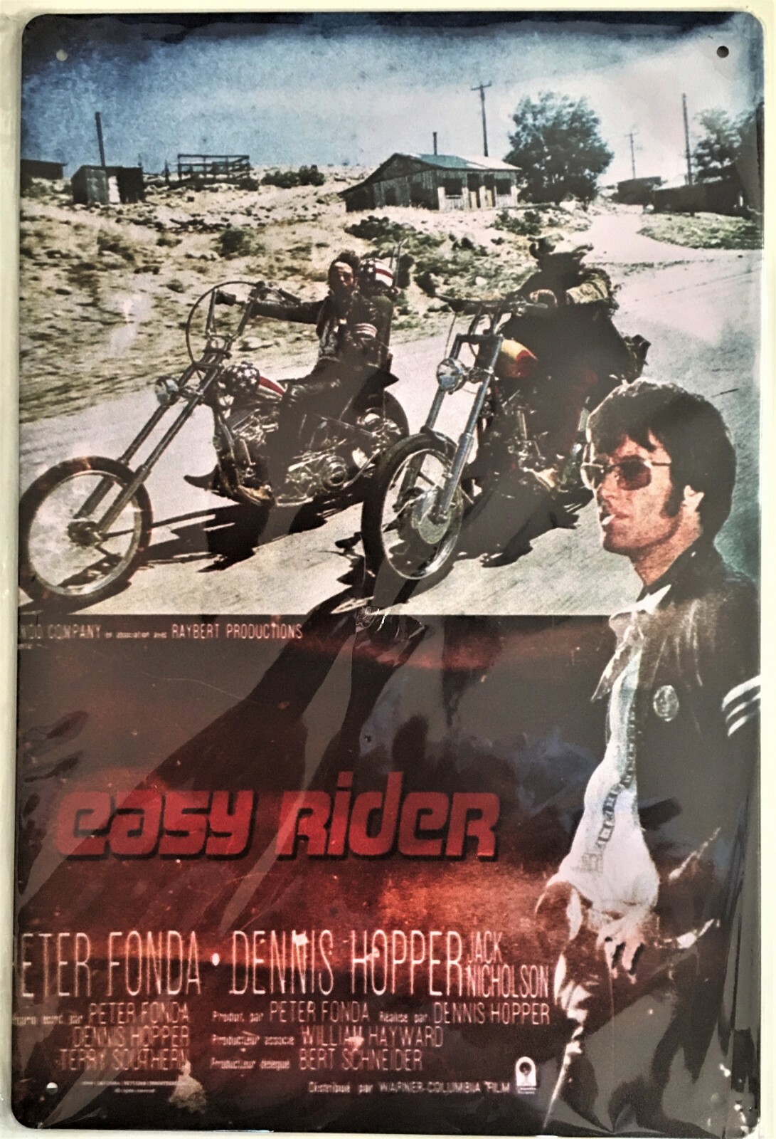 Easy Rider Tin Sign #1 (New Orleans Nicholson Fonda Hopper Topgun Chopper) 4407