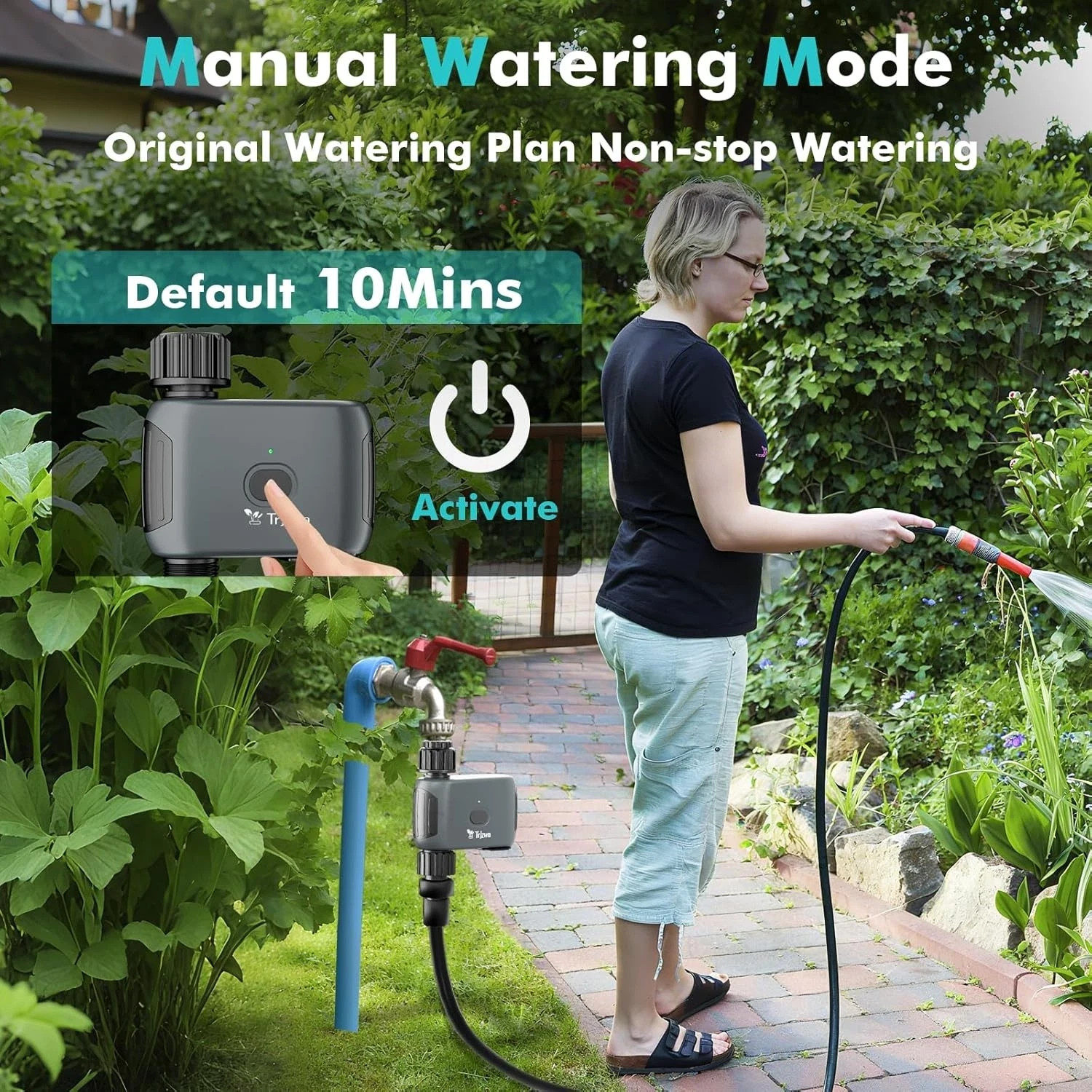 SMART WATER TIMER for GARDEN HOSE WiFi ENABLED ALEXA GOOGLE AUTOMATIC SPRINKLER