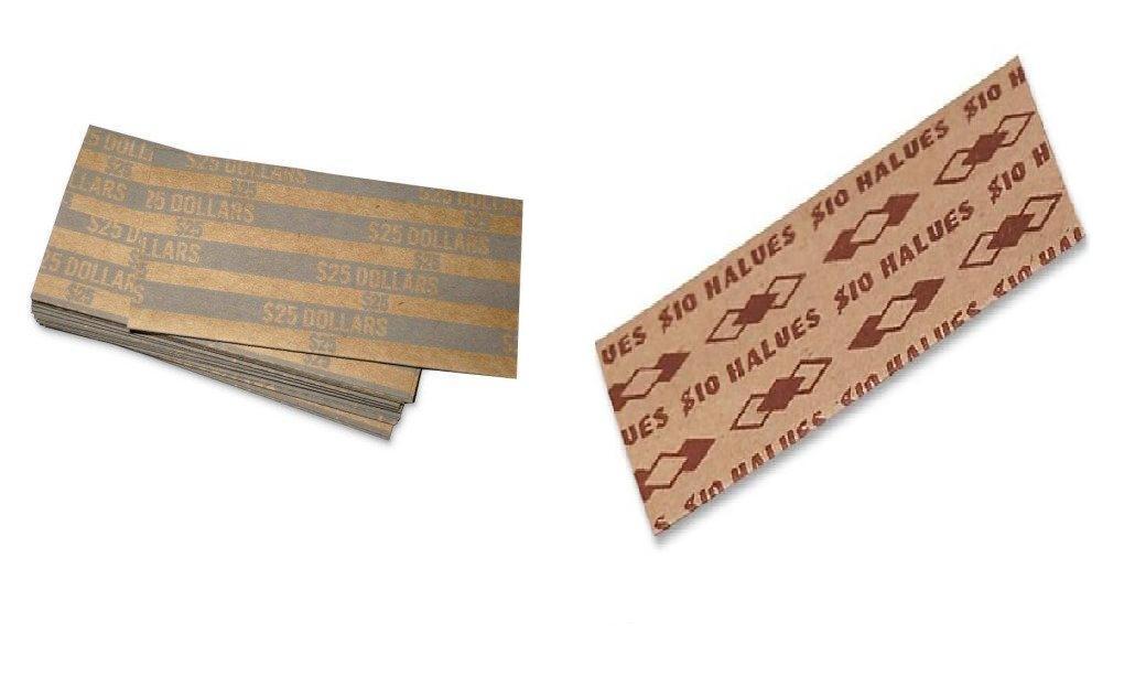 COIN WRAPPERS - for Half Dollars, Dollars, or a Mix - lot of 15, 25, 50, or 100+