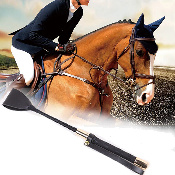 Short Riding Crop PU Leather Whip Flirt Flogger Slave BDSM Couple Games Roleplay