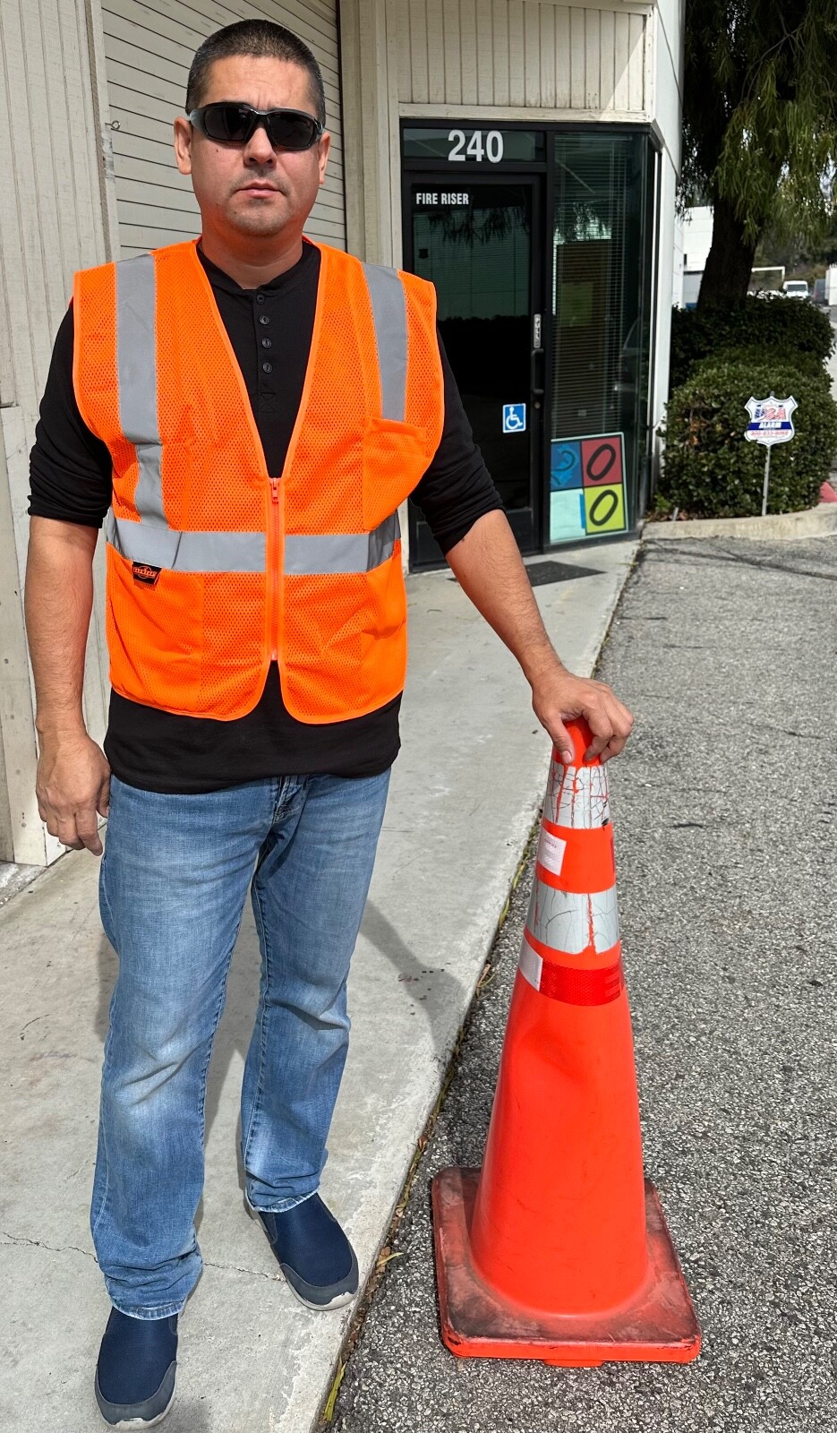 Radians 2 Pockets Orange Mesh High Visibility Safety Vest, ANSI/ ISEA 107-2015