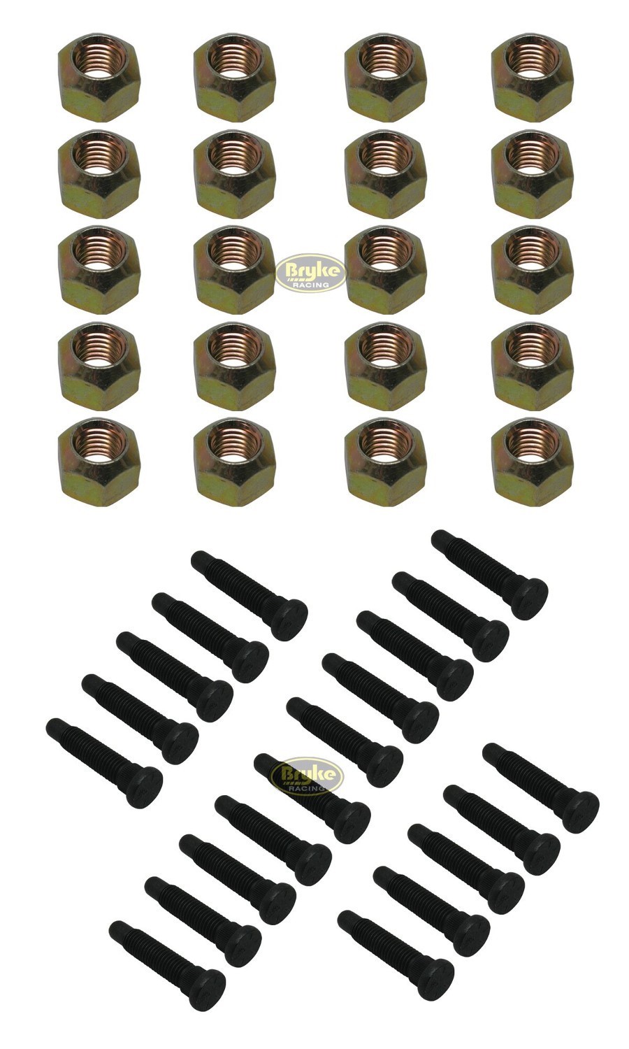 5/8 Wheel Stud Lug nut kit Racing Lugnuts Studs IMCA UMP USMTS 5/8 Coarse