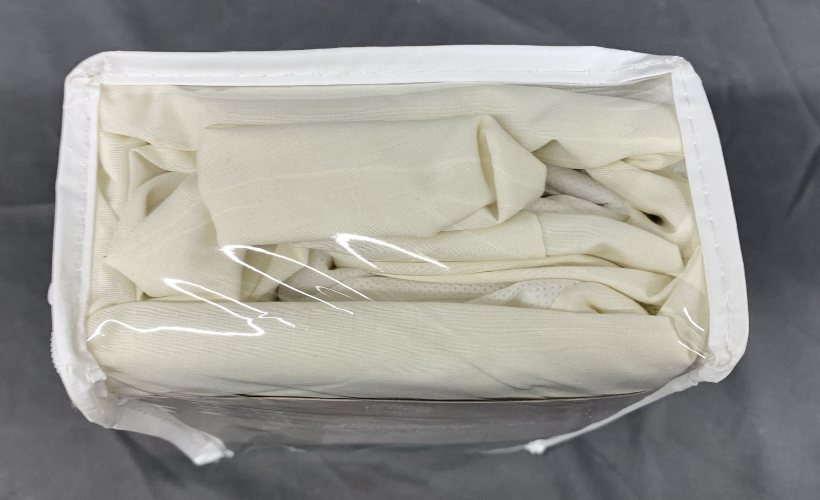 NEW IN PACKAGE Home Expressions J.C. Penney Tailored Ivory Bedskirt