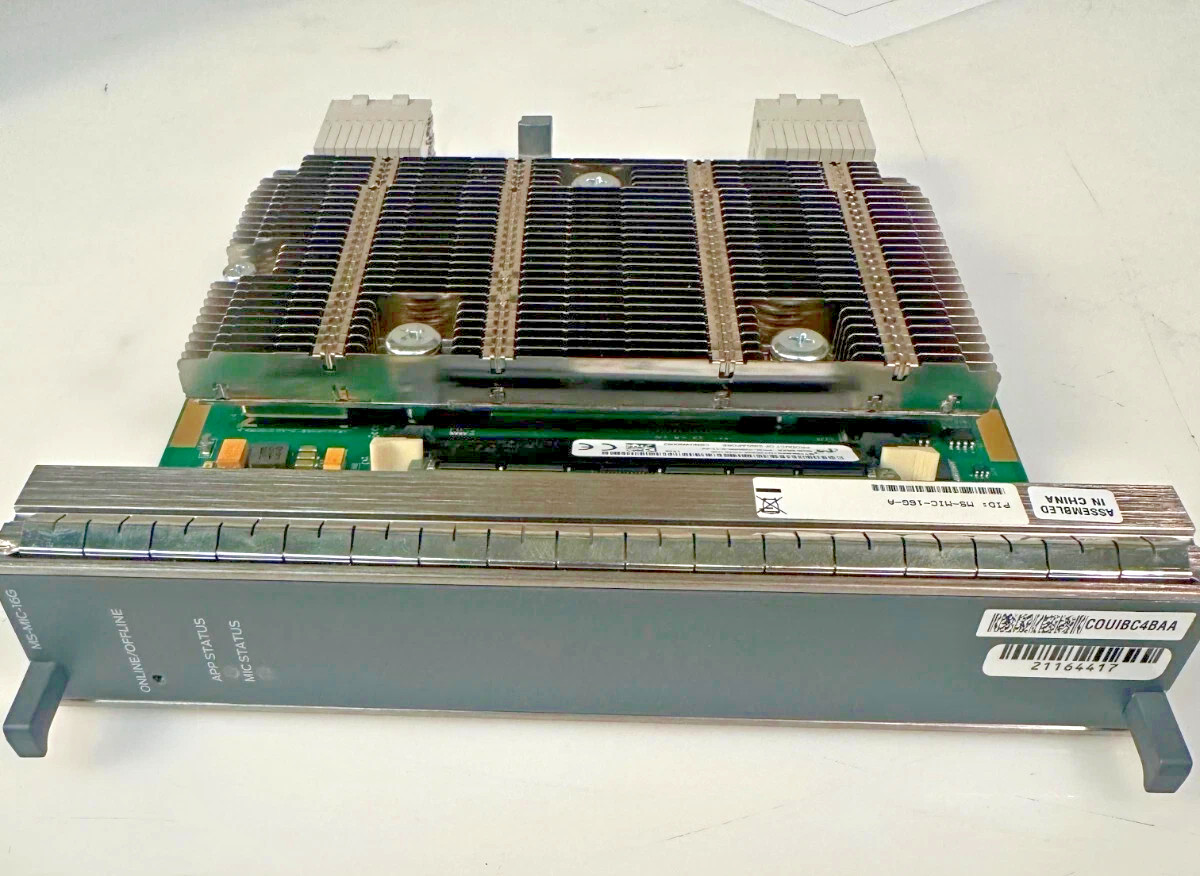 Juniper MS-MIC-16G 16G MultiService Modular Interface Card For MX5 MX80 MX104
