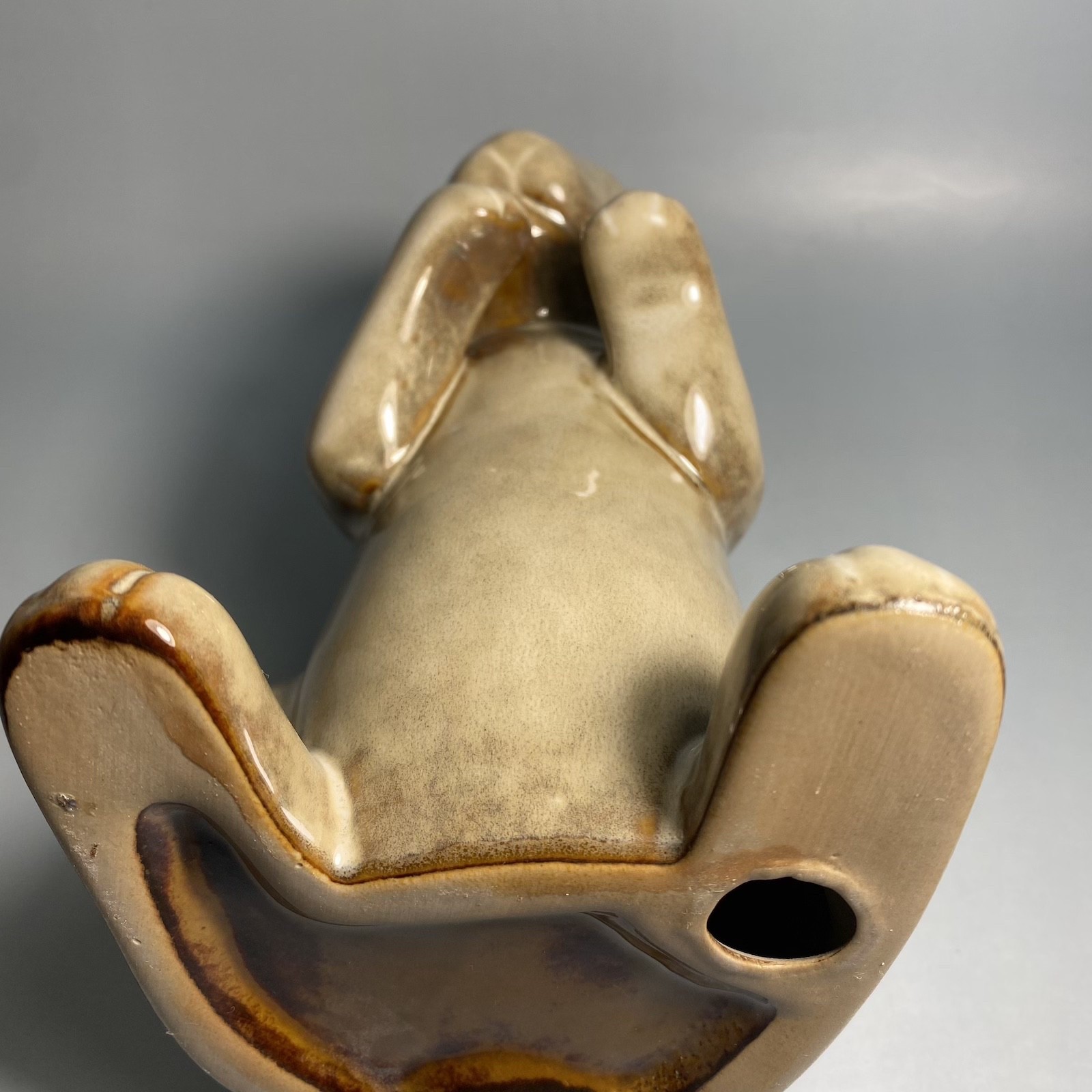 Ceramic Glazed Bunny Rabbit Figurine (#2) Easter or Spring Decor ~ 9 in.