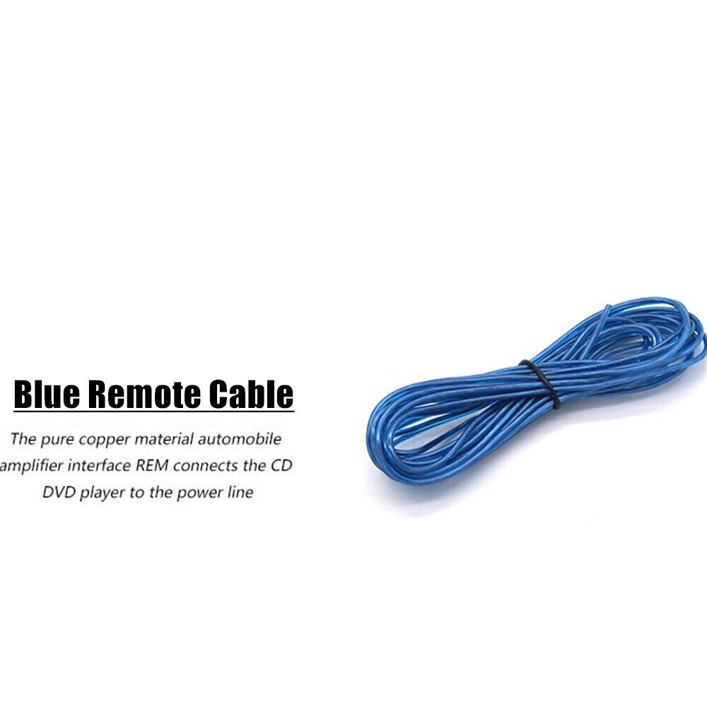 2300W 4 Gauge Car Audio Cable Kit Amplifier Install Amp RCA Subwoofer Sub Wiring