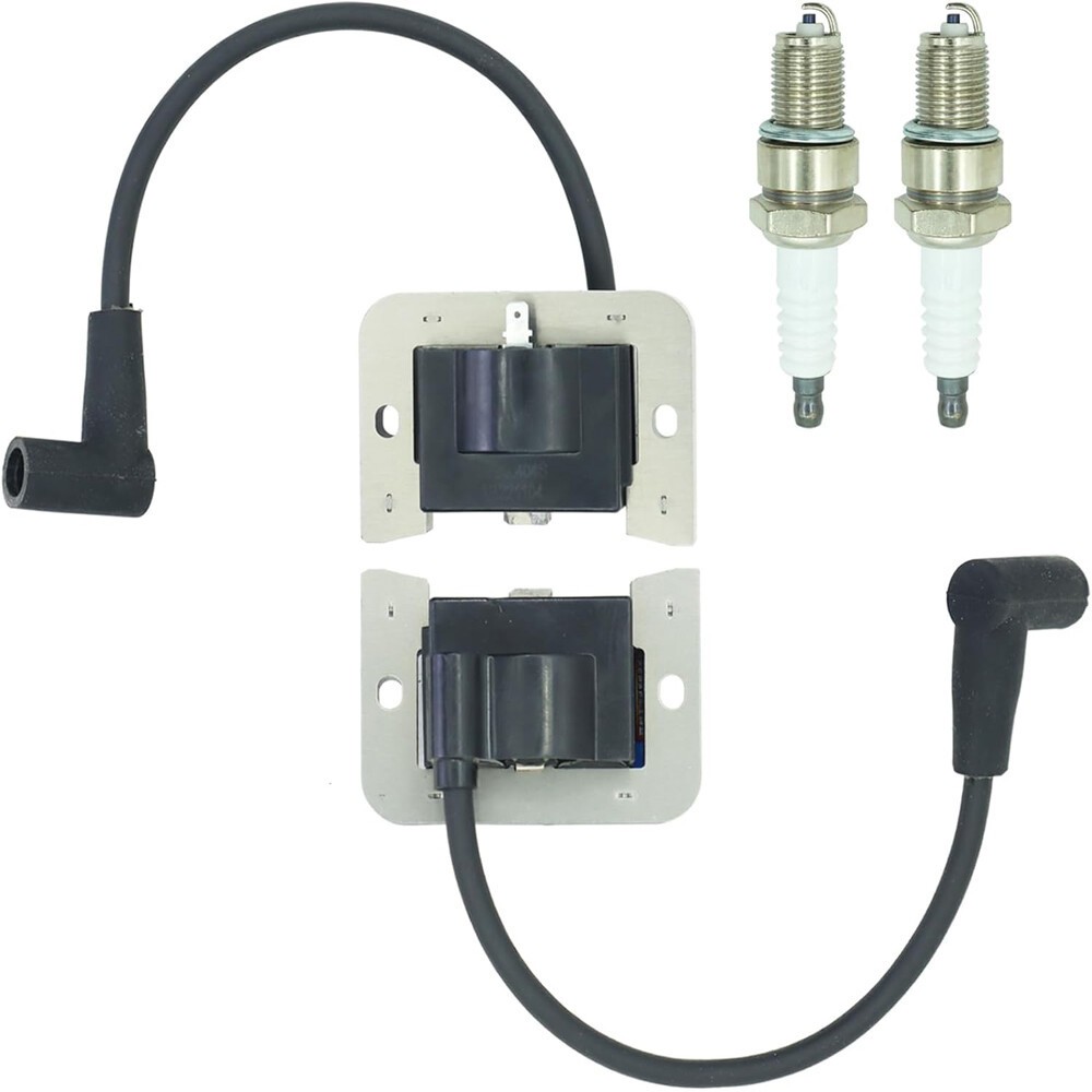 2Pcs Ignition Module 24HP 7000 Series engine w/Spark Plug For Kohler 32-584-06-S