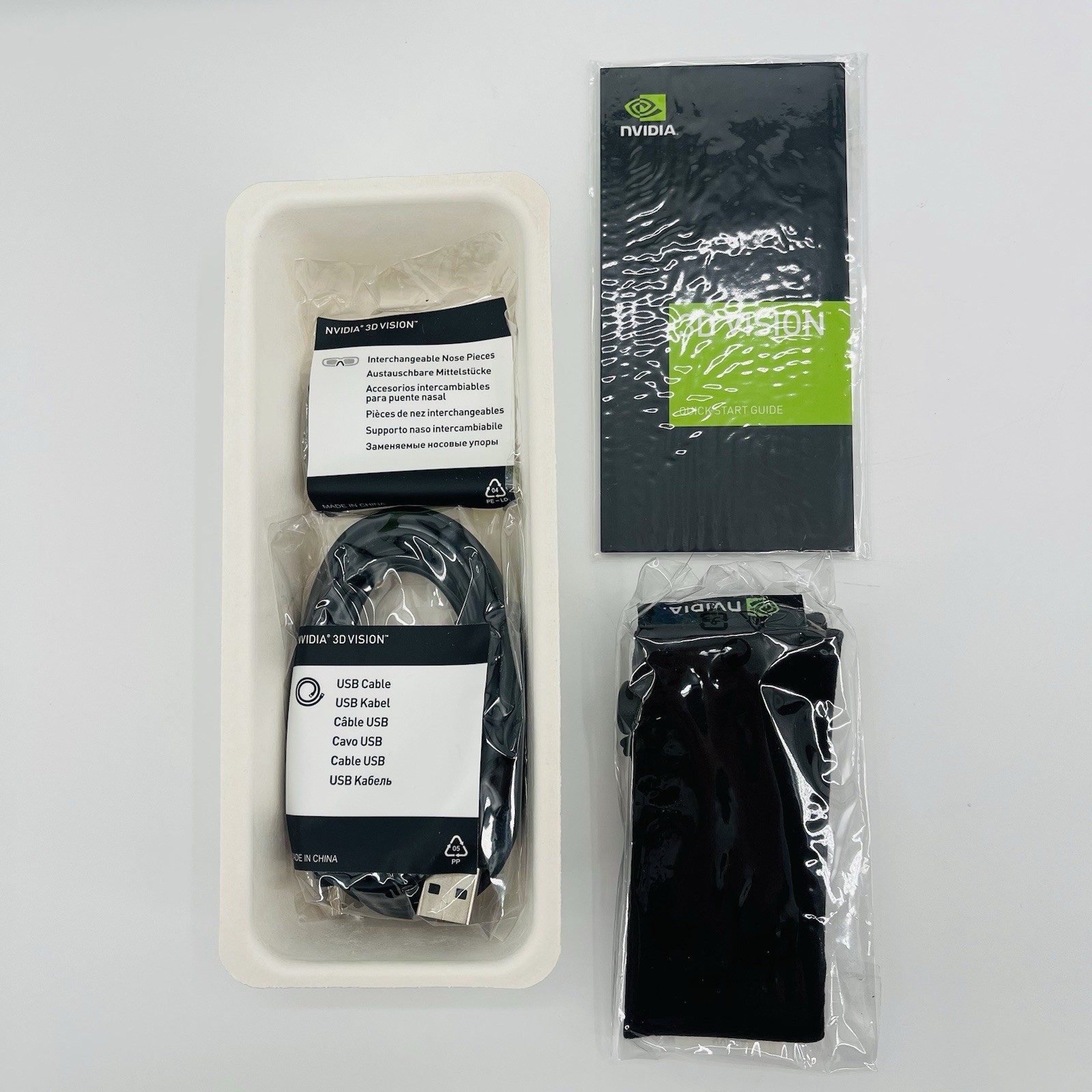 Nvidia 3D Vision Wireless Glasses Immersive 942-10701-0001-002 Open Box