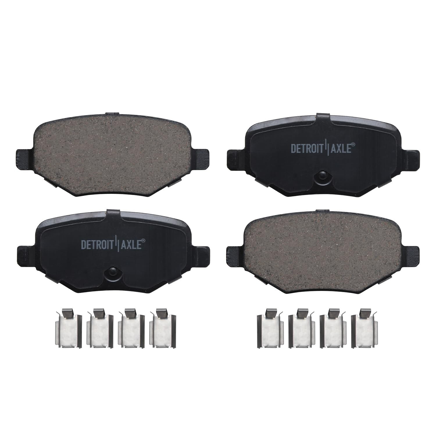 For Ford Explorer Taurus Flex Lincoln MKS MKT Front Rear Ceramic Brake Pads Kit