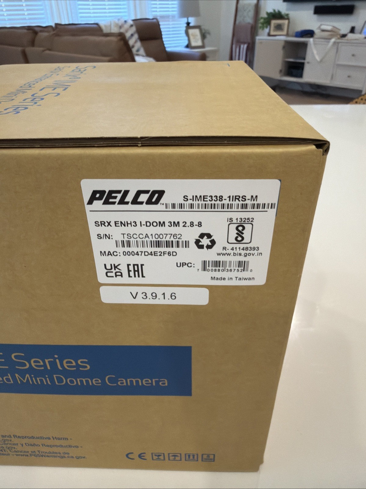New PELCO S-IME338-1 IRS-M CAMERA