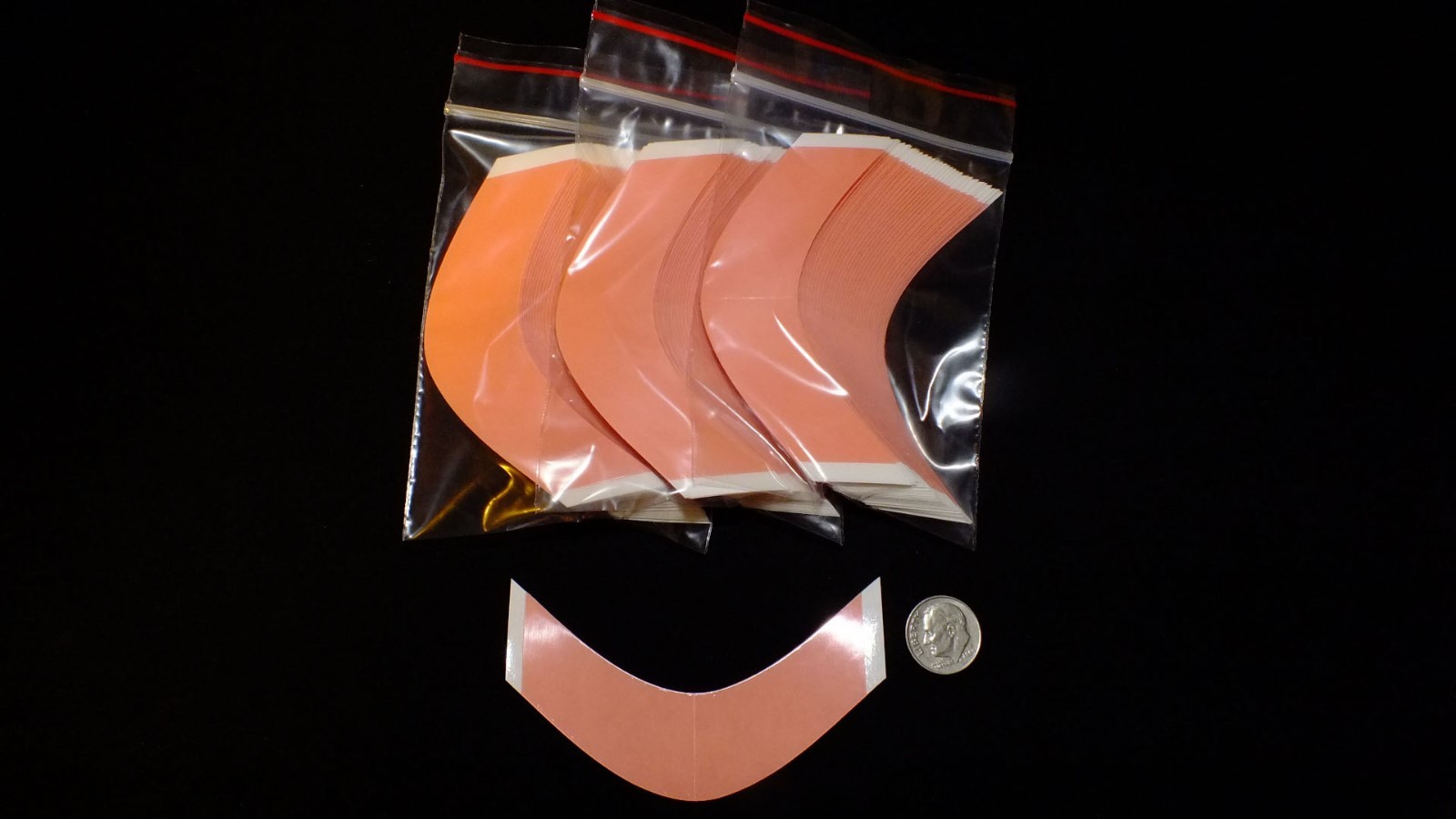 Walker Sensi-Tak Red Liner A Tape 108 Pc 3 Packs Wig Hair Piece Tack Tac PRIVATE