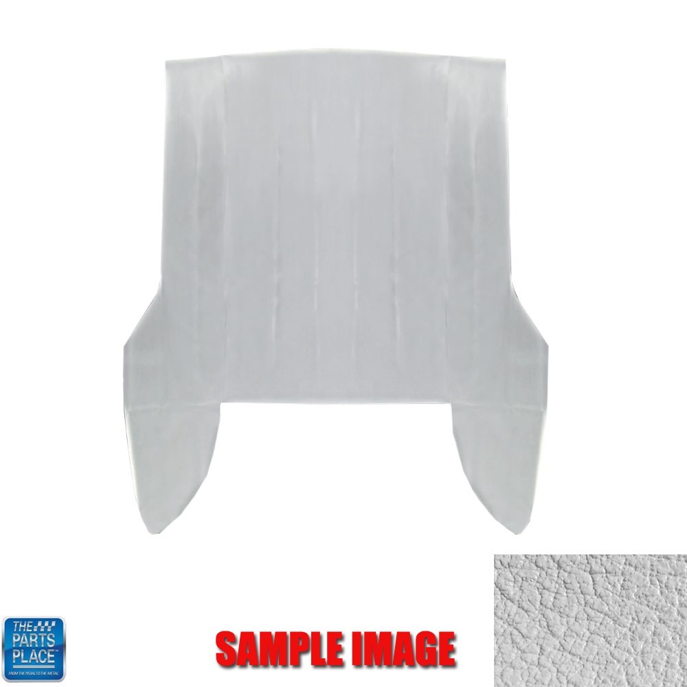 68-72 GTO GS Chevelle Vinyl Roof Top Double Seam White Levant Grain 2dr Hardtop