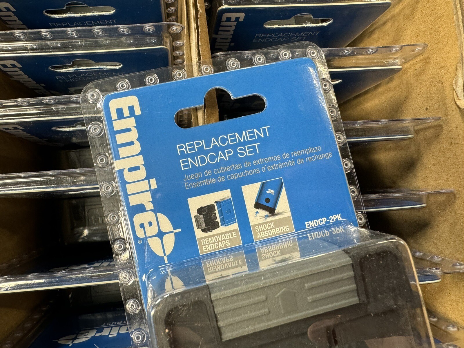 NEW LOT Empire ENDCP-2PK Level Box Level Endcap Replacement Set Case of 100 NIB