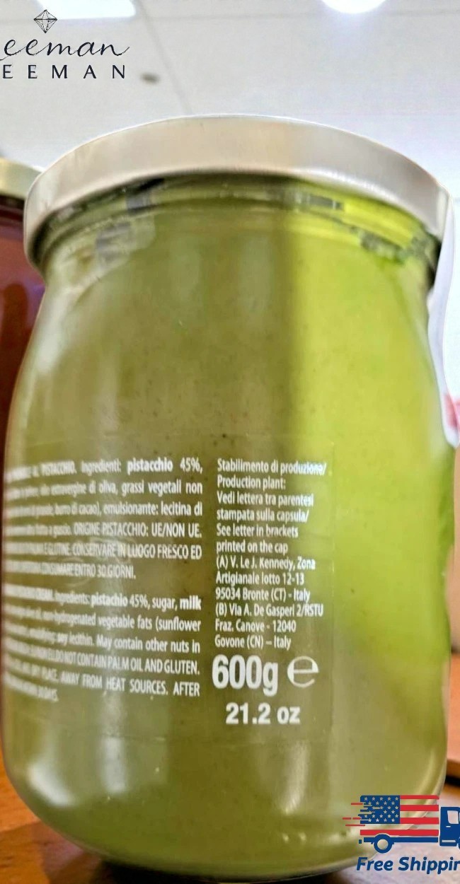 PISTI Spreadable Pistachio Cream 600g exp: 16-10-2026 Free Shipping