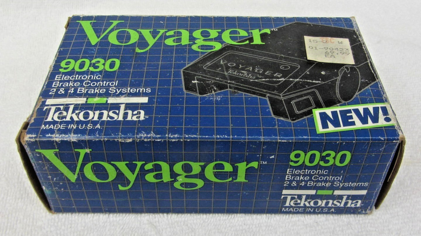 NEW Tekonsha Voyager Trailer Brake Control 9030 2 & 4 Electronic Systems USA NOS