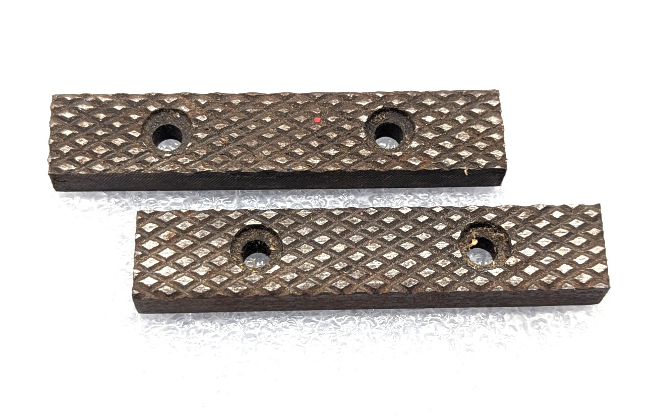 Replacement 4" Vise Jaw Set - 2" Mounting Hole Placement