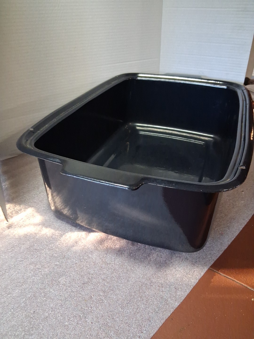 Vtg Enamelware Pan Insert For General Electric Roaster 123C19 Replacement Part