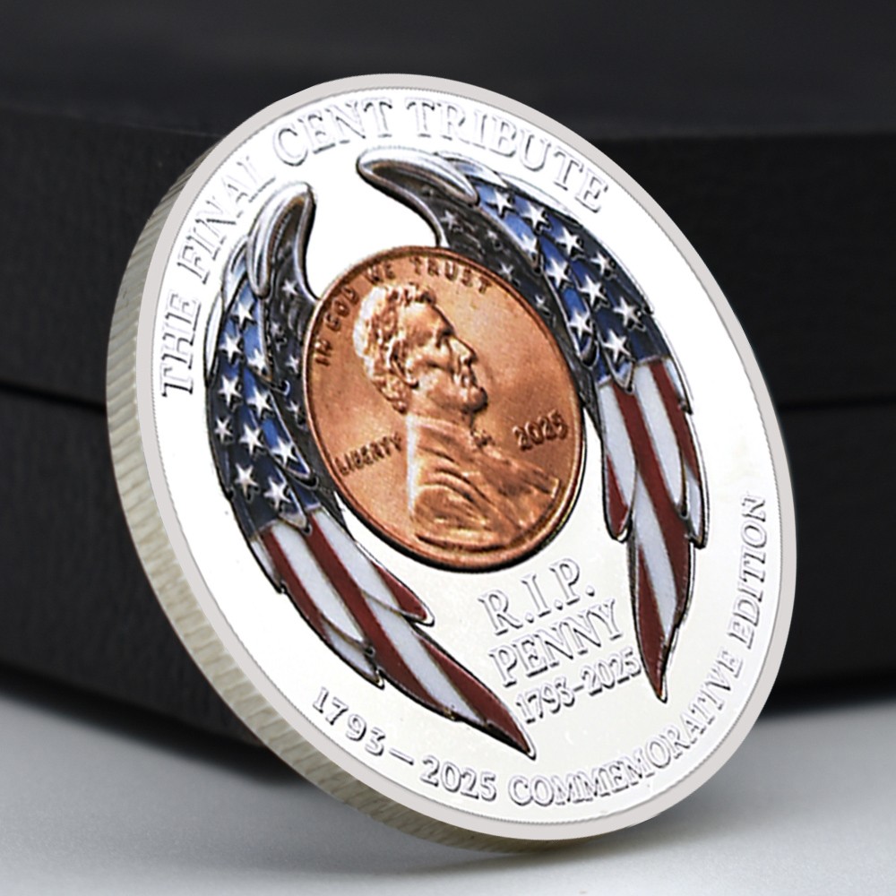 The Last U.S. One Cent Commemorative Coin - 2025 Final Penny Tribute Medal