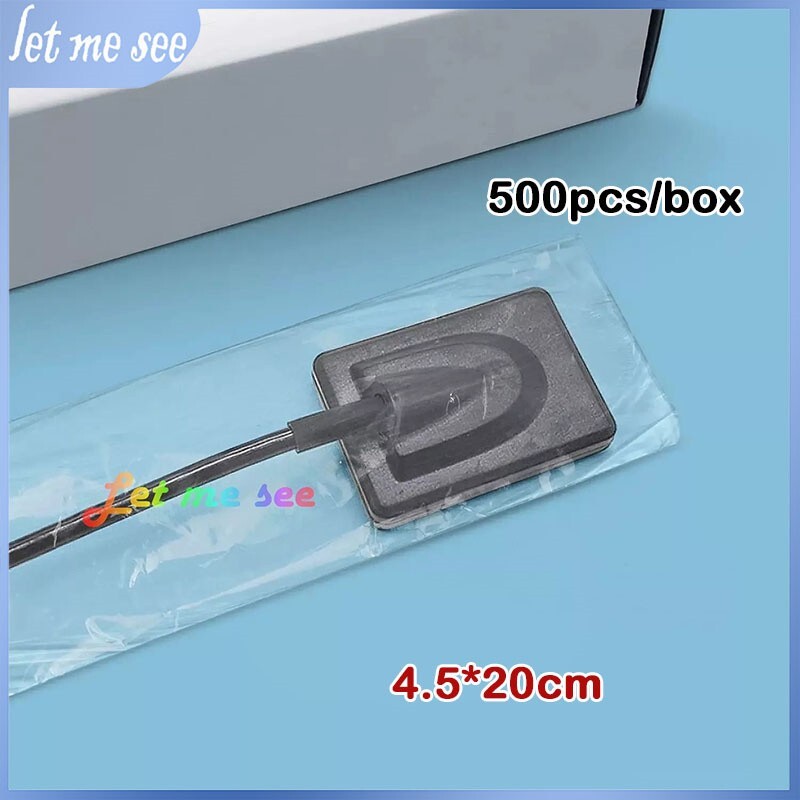 500x Disposable Dental Digital X-Ray Sensor Cover Barrier Sleeves Clear Film Bag