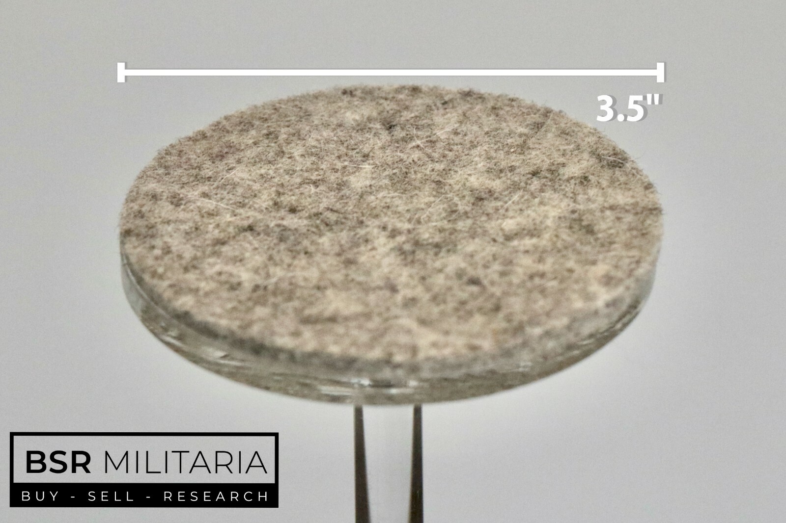 German WW2 Helmet Display Stand - Acrylic Combat Museum Headgear Presentation