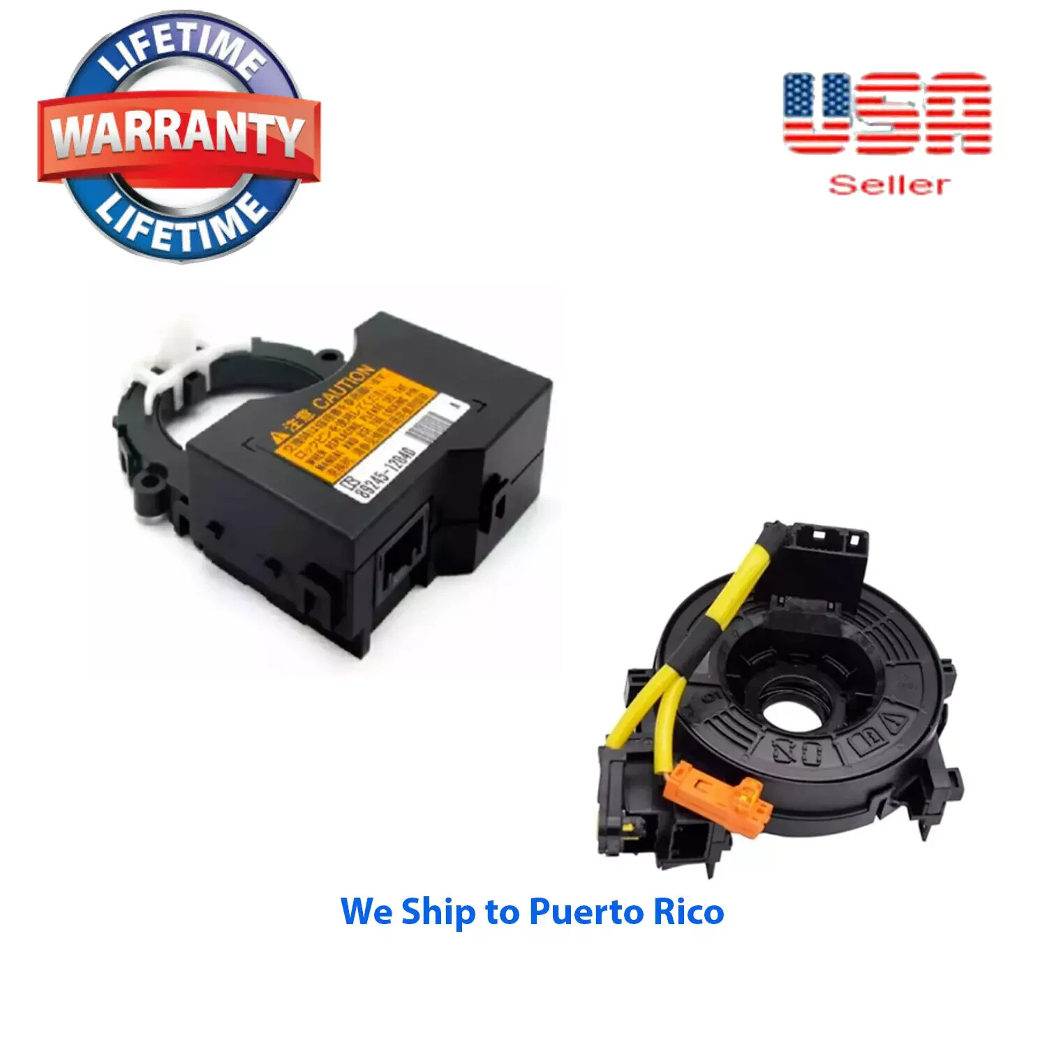 Clock Spring & Angel Sensor Fit Toyota Tacoma 2016-2023 engine size 2.7L & 3.5L