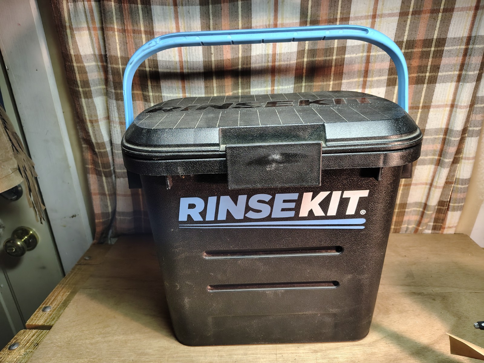 Rinsekit Portable Pressurized Outdoor Shower Kit  Camping RV  Non Electric
