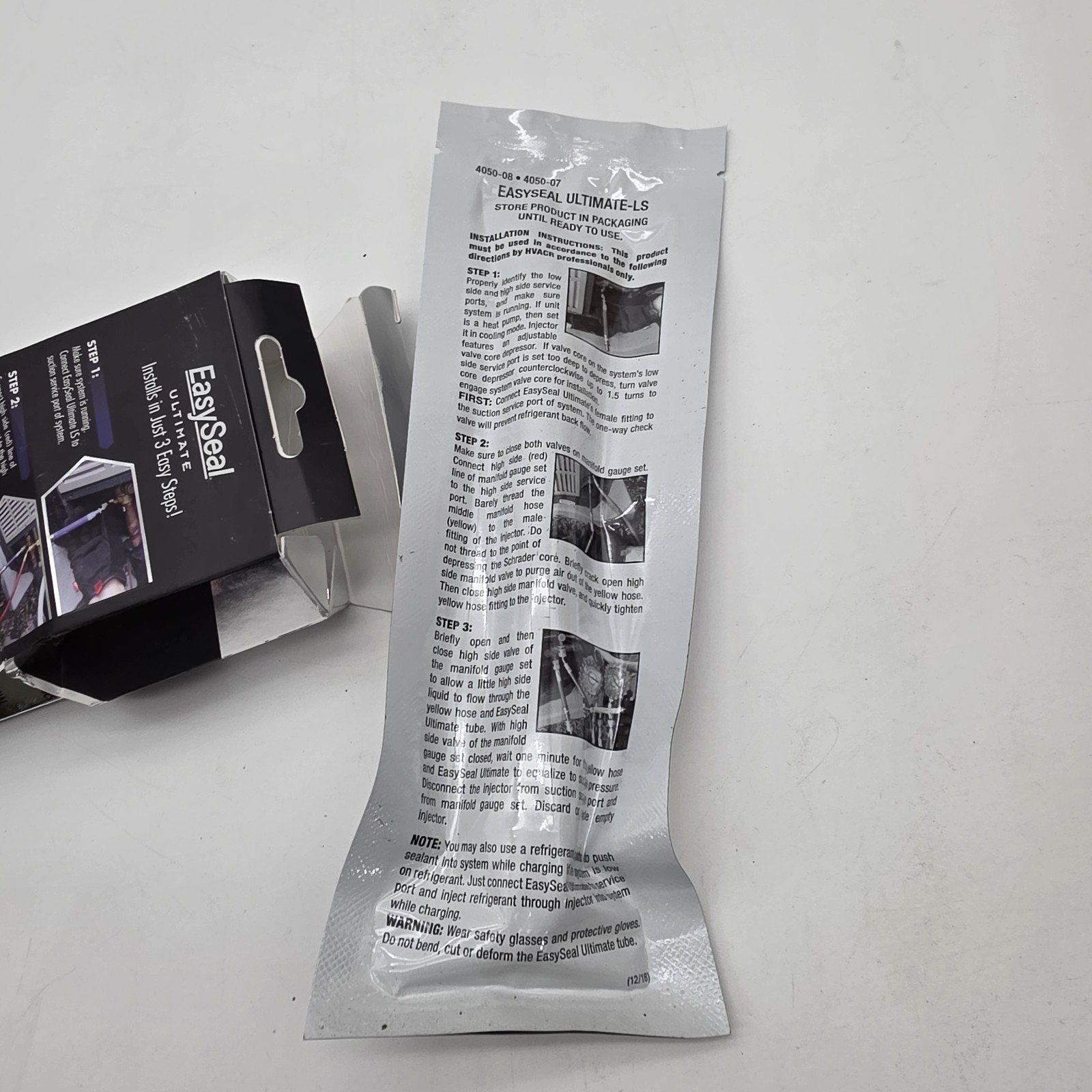 Nu-Calgon 4050-08 EasySeal LS Direct Inject, Treats 2 to 10 Tons, Sealant for Ai