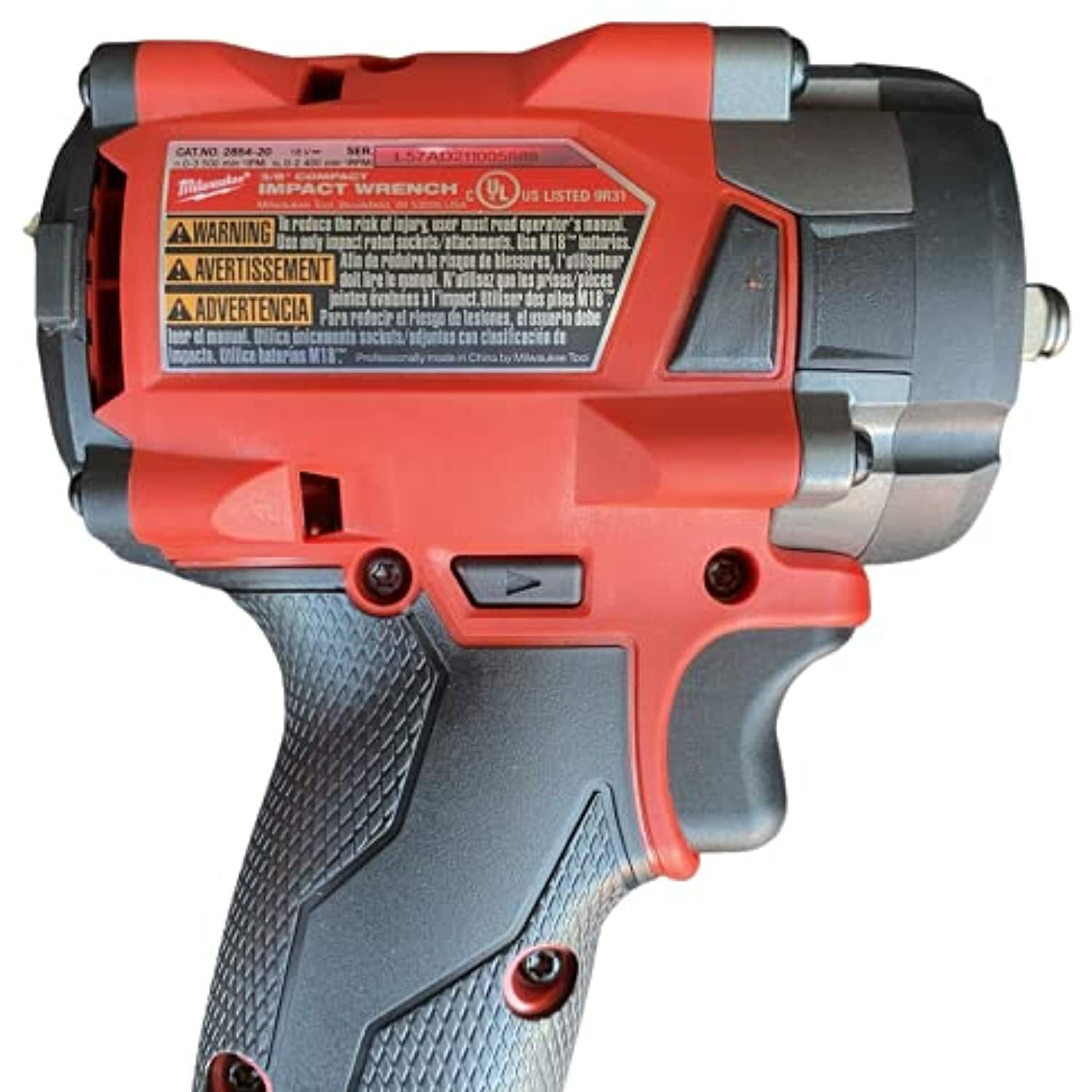 Milwaukee 2854-20 M18 18V Fuel 3/8" Compact Impact Wrench W/ Friction Ring
