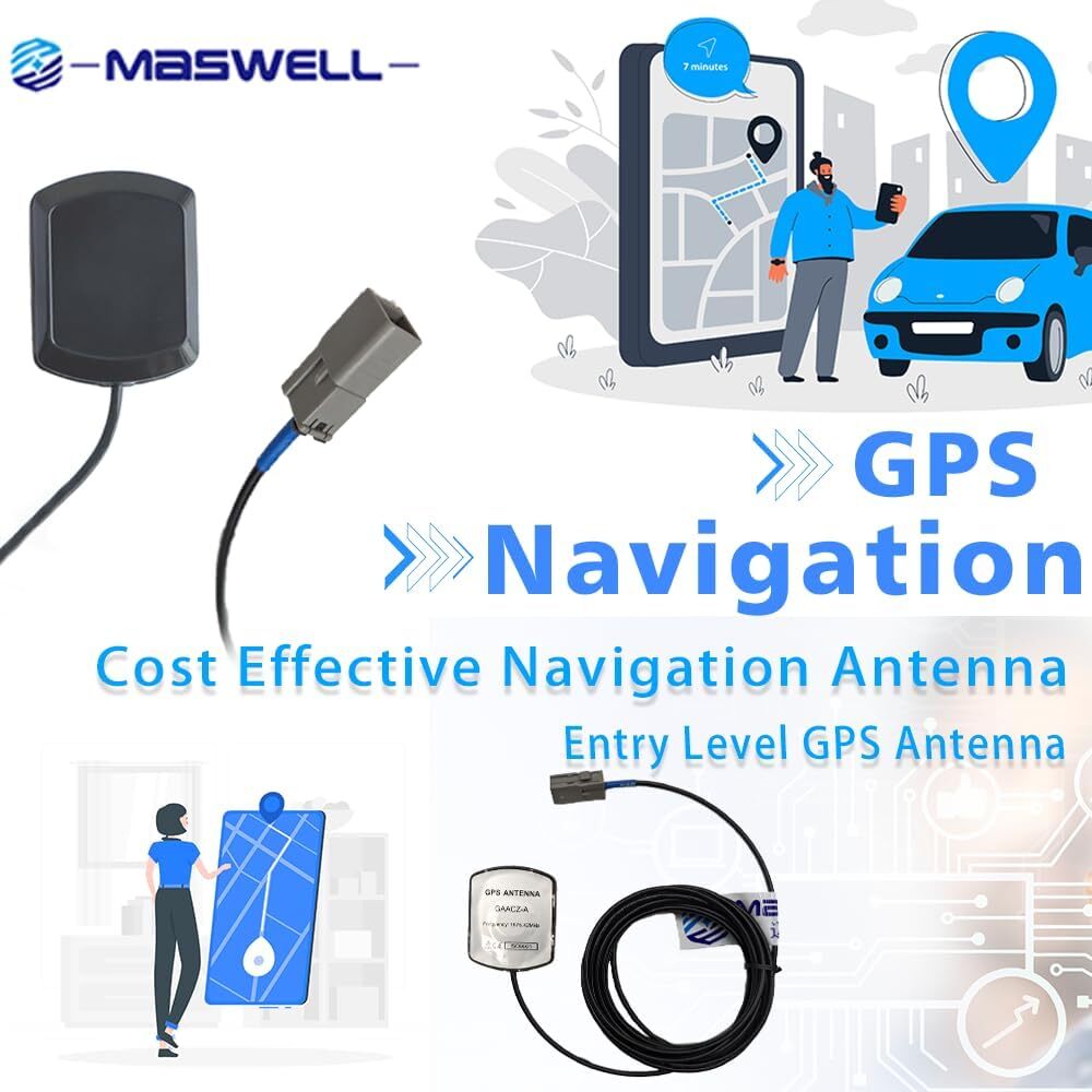 HRS GT5-1S Connection Dash Mount GPS Aerial Antenna for Kenwood DNX DMX Models