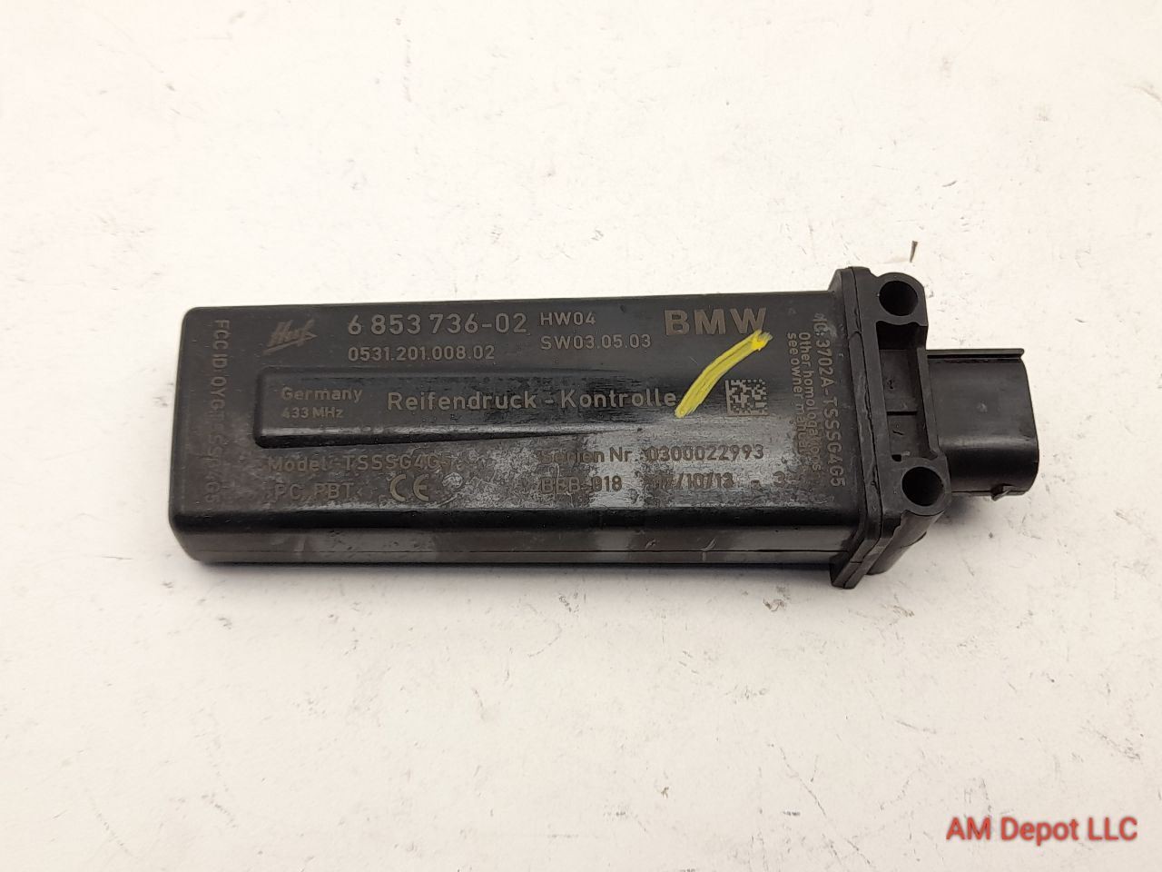 2014 BMW 320i 328i 335i 340i 330i F30 F31 TPMS RDC Control Unit 36106855180